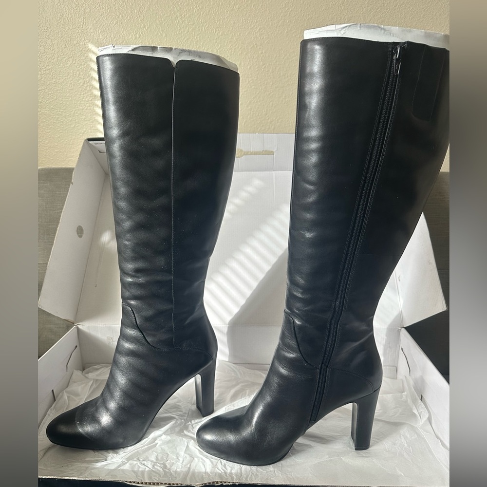Nine West Black Knee High Boots | Size 11
